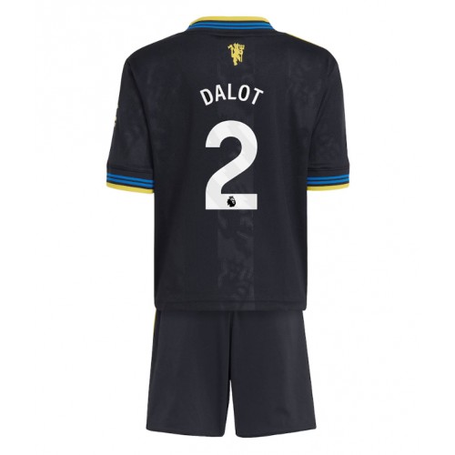 Manchester United Diogo Dalot #2 Replika Tredje Tröja Barn 2025-26 Kortärmad (+ Korta byxor) Manchester United Diogo Dalot #2 Replika Tredje Tröja Barn 2025-26 Kortärmad (+ Korta byxor)
